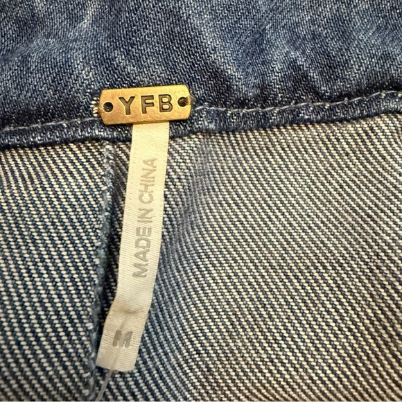 Young Fabulous & Broke Denim A-Line Skirt - Picture 3 of 6